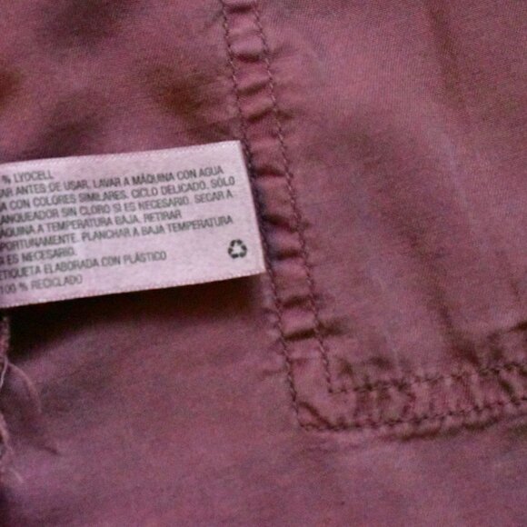 Knox Rose Open Front Drapey Utility Jacket Plum Size XS - Picture 14 of 15
